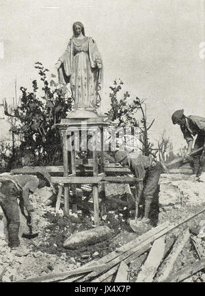 Die Madonna von Lourdes, 1916, WW 1. Stockfoto