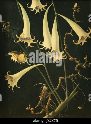 Franz Sedlacek Blumen und Insekte Stockfoto