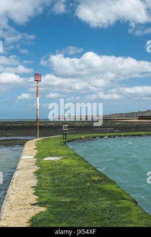 Gezeiten Pool, Walpole Bucht, Ramsgate, Kent, IK Stockfoto