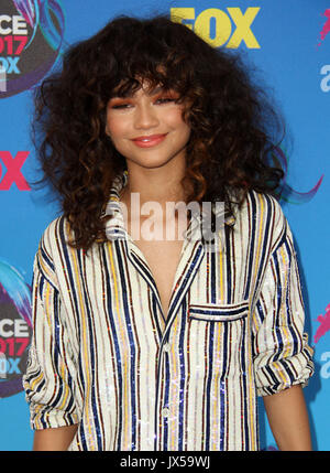 August 2017 – Los Angeles, CA, USA – 13. August 2017 – Los Angeles, Kalifornien – Zendaya. Die Teen Choice Awards 2017 werden im Galen Center in Los Angeles abgehalten. Foto: AdMedia Stockfoto