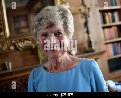 Berlin, Deutschland. 15 Aug, 2017. Herausgeber Friede Springer feiert ihren 75. Geburtstag in Berlin, Deutschland, 15. August 2017. Foto: Britta Pedersen/dpa-Zentralbild/dpa/Alamy leben Nachrichten Stockfoto