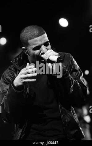 Aubrey Graham aka Drake spielt 2010 Power 106 Powerhouse Konzert Honda Center Juni 19,2010 Anaheim. Stockfoto