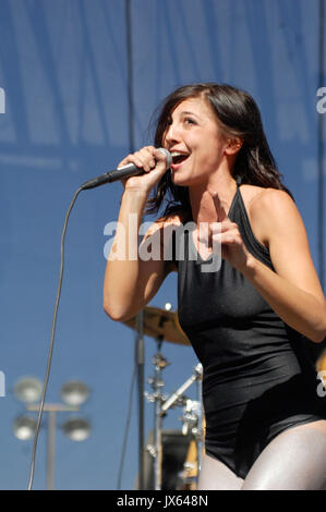 Aja Volkman Nico Vega führt 2. Jährliche LA wöchentliche Umweg Music Festival Oktober 6,2007 Los Angeles, Kalifornien. Stockfoto