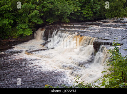 Der Mitte fällt - Aysgarth fällt Stockfoto