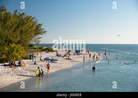 Sanibel Island, Florida Beach Stockfoto