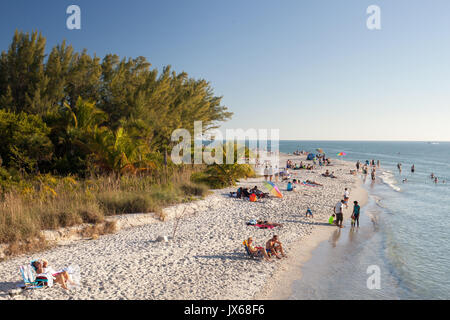 Sanibel Island, Florida Beach Stockfoto