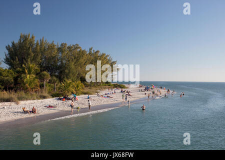 Sanibel Island, Florida Beach Stockfoto