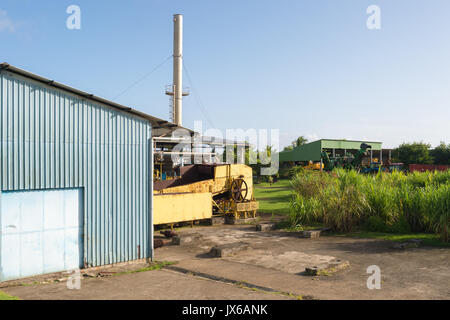 Trois Rivieres Rum Distillery in Martinique Stockfoto