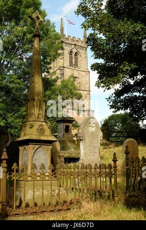 St Chad's Kirche, Wybunbury, Cheshire Stockfoto