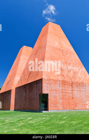 Casa das historias Paula Rego Museum, Cascais, in der Nähe von Lissabon, Portugal. Von Eduardo Souto de Moura konzipiert, das Gebäude wurde im Jahr 2009 abgeschlossen. Stockfoto