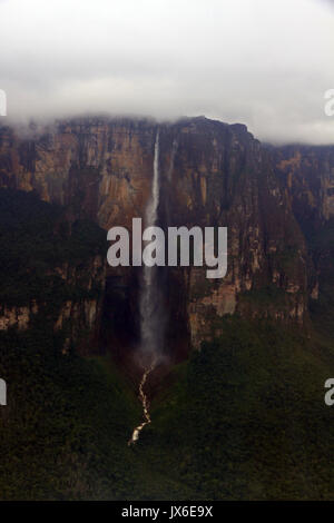 Angel Falls - weltweit höchster Wasserfall, Canaima National Park, Venezuela Stockfoto