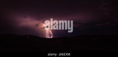 Val Trebbia, Italia Stockfoto