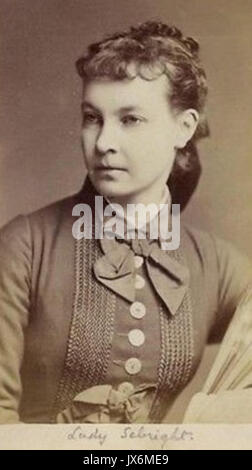 Georgina Muir Mackenzie später Lady Sebright Stockfoto