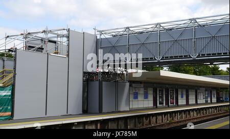 Twickenham Bahnhof wird renoviert Stockfoto