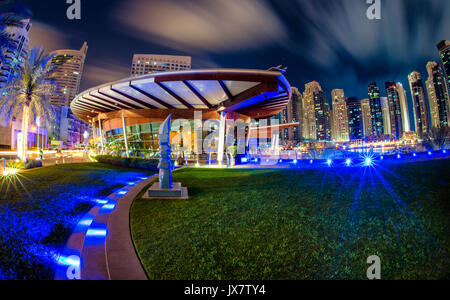 Dubai Marina Yacht Club (Vereinigte Arabische Emirate) Stockfoto