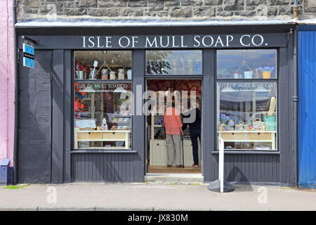 Isle of Mull Soap Company Shop, Tobermory, Isle of Mull Stockfoto