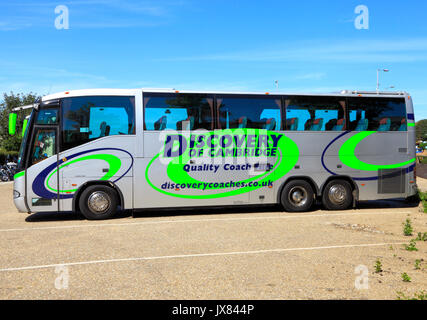 Entdeckung von Cambridge, Trainer, Coaches, Ausflug, Ausflüge, Ausflug, Ausflüge, Reisen, Transport, England, Großbritannien Stockfoto