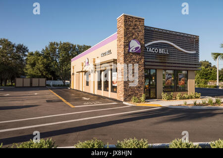 Taco Bell Fast Food in Leesburg, Florida Stockfoto