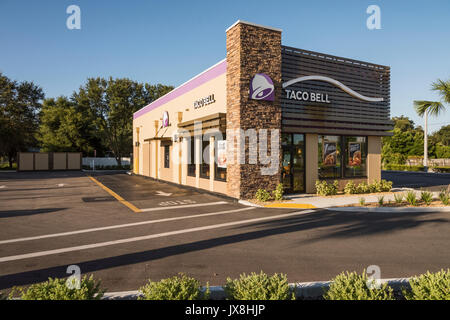 Taco Bell Fast Food in Leesburg, Florida Stockfoto