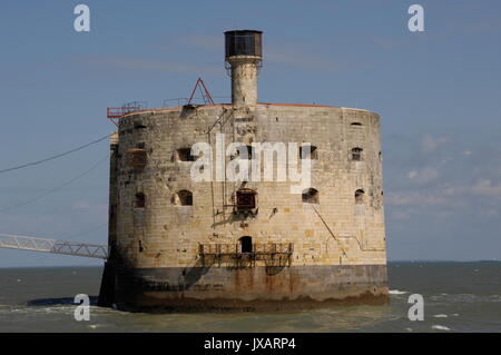 Frankreich - Charente Maritime - Fort Boyard - französische Geschichte - FRANZÖSISCH NAVAL ARCHITECTURE © F. BEAUMONT Stockfoto