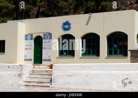 Tae Kwon Do center, Lakki, Leros, Dodekanes, Griechenland. Stockfoto