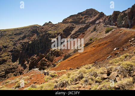 Blick vom Roque de Los Muchachos auf La Palma (Kanarische Inseln, Spanien) Stockfoto