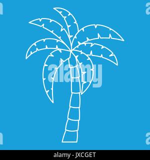 Palm-Baum-Symbol, einfachen Stil Stock Vektor