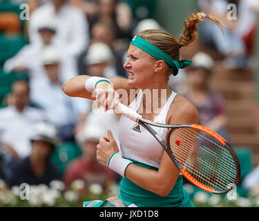 KRISTINA MLADENOVIC (FRA) Tennis - French Open 2017 - Grand Slam/ATP/WTA-/ITF-Roland Garros - Paris - Frankreich - 2. Juni 2017. Stockfoto