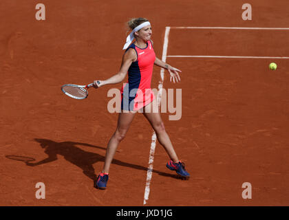 Timea Bacsinszky (SUI) Tennis - French Open 2017 - Grand Slam/ATP/WTA-/ITF-Roland Garros - Paris - Frankreich - 4. Juni 2017. Stockfoto