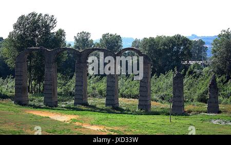 Reste der alten römischen Aquädukt, Acqui Terme Stockfoto