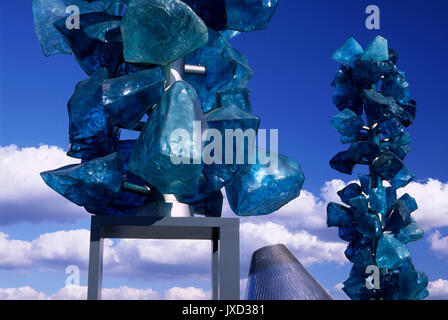 Crystal Towers, Chihuly Bridge of Glass, Tacoma, Washington Stockfoto