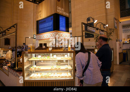 Great Northern Food Hall in Grand Central Station in New York City - USA Stockfoto