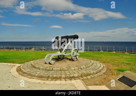 Erfasst russische Kanone in Hartlepool Stockfoto