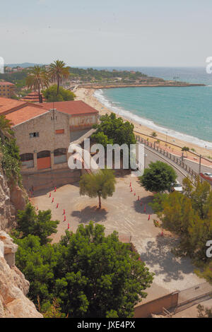 Mittelmeerküste. Tarragona, Spanien Stockfoto