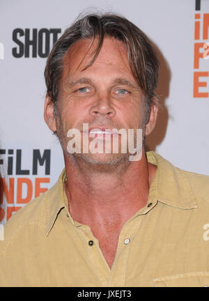 Los Angeles, Kalifornien, USA. August 2017. 15. August 2017 – Los Angeles, Kalifornien – Chris Browning. ''Shot Caller'' Los Angeles Vorführung im Theater des ACE Hotels in Los Angeles. Quelle: Birdie Thompson/AdMedia Stockfoto