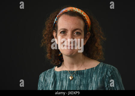 Edinburgh, Schottland, Großbritannien. 16 Aug, 2017. Edinburgh International Book Festival. Mittwoch, 16.August. Samantha Ellis, der britische Dramatiker und Schriftsteller Förderung ihr neuer Roman "Mut". Credit: Stuart Cobley/Alamy leben Nachrichten Stockfoto