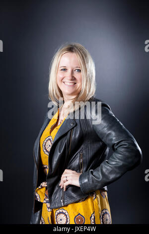 Edinburgh, Großbritannien. 16. August 2017. Laura Barnett, der britische Autor und Journalist, beim Edinburgh International Book Festival erscheinen. Gary Doak/Alamy leben Nachrichten Stockfoto