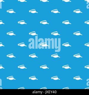 Sun cap Muster nahtlose Blau Stock Vektor