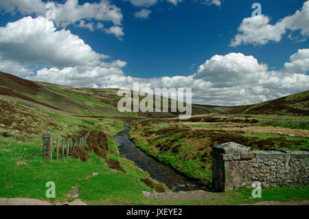 Faseny Wasser und Lammermuir Hills, Schottland Stockfoto