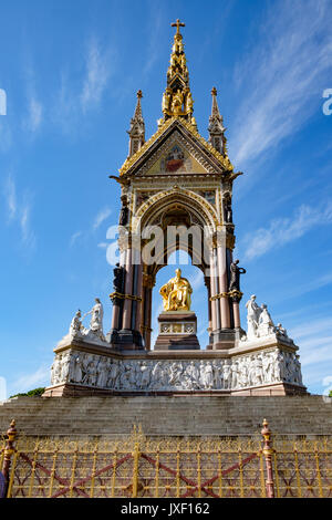 Prinz Albert Memorial in Kensington Gardens Stockfoto