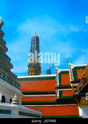 Bangkok, Thailand - 30. Juni 2008: Der Palast des Königs Stockfoto