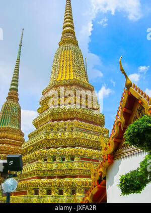 Bangkok, Thailand - 30. Juni 2008: Der Palast des Königs Stockfoto