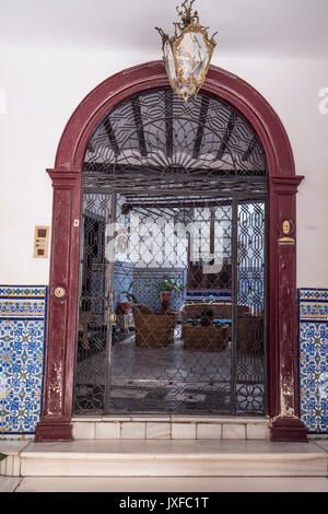 Typische Gateway zu einem Haus im andalusischen Stil, Ubeda, Andalusien, Spanien Stockfoto