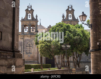 Stiftskirche Santa Maria de Los Reales Alcazares, Ubeda, Provinz Jaen, Andalusien, Spanien Stockfoto