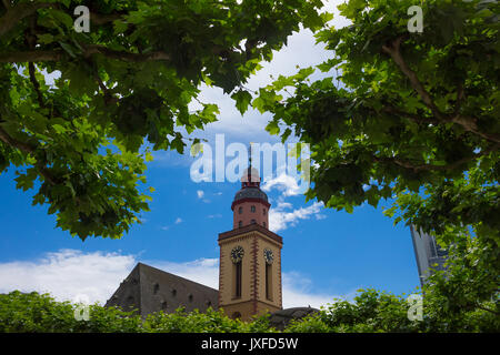 Typische Architektur in Frankfurt am Main Altstadt in Deutschland Stockfoto