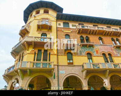 Padua, Italien, 19. September 2014: Palazzo, historisches Gebäude home Stockfoto