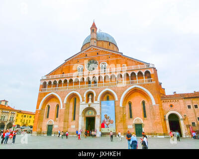 Padua, Italien - 19 September, 2014: Blick auf die historische Basilika St. Antonius in Padua Stockfoto