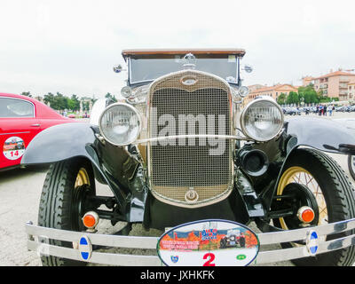 Padua, Italien, 19. September 2014: Profitieren Sie antike Classic Car Show Stockfoto