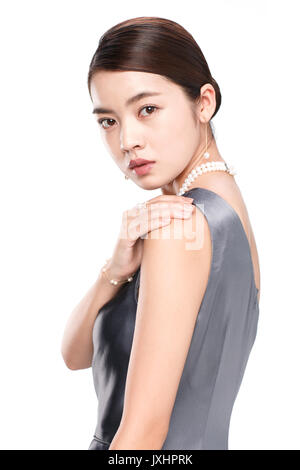 Elegante Dame Porträt Stockfoto