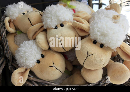 Texel Schaf weiches Spielzeug Stockfoto